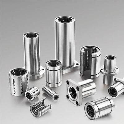 China Flange Linear Guides Bearings Embedded Flange Linear Bearing Round Square & Double-Cut Type for sale