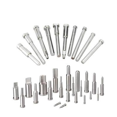 China OEM High Resistance Tungsten Carbide HSS Mould Accessories Punch And Dies Tapered Punch Pins à venda