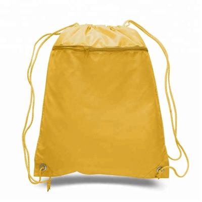 China Eco-Friendly Promotional Package / Folding Drawstring Gym Basic Backpack Voucher Bags For Birthday Gift Giveaways for sale