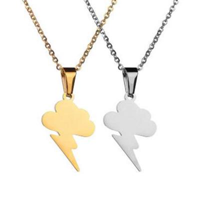 China Fashionable Style Chinese Character Magnifying Glass Pendant Clouds And Lightning Shapes Necklace Jewelry Pendant for sale