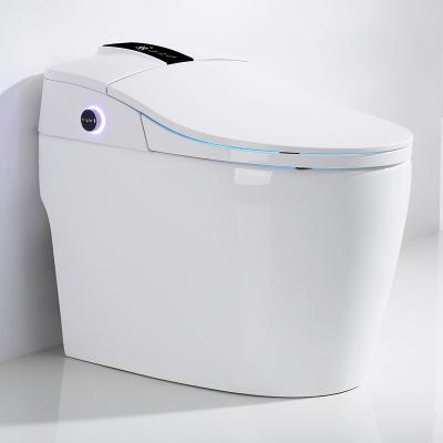 China Automatic Operation Ceramic Floor Standing Smart Bathroom Smart Toilet for sale