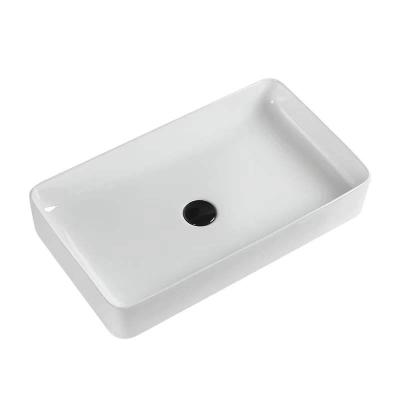 China Easy Clean Basin Rectangular Sink New Factory Design Wash Basin Factory Export Supplier Art Sanitary Basin for sale