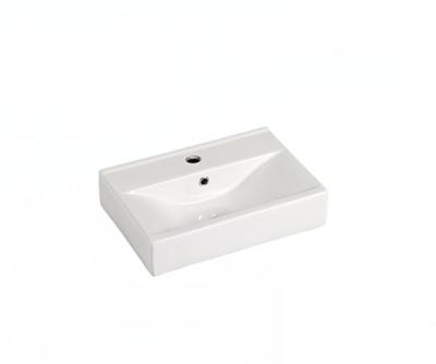 China Direct Selling Easy Clean Modern Popular Style Factory Wash Basin Ware White Ceramic Sanitary Sink for sale