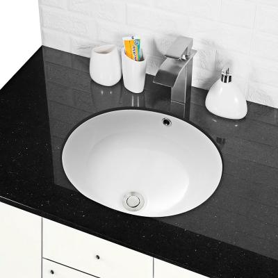 China Easy Clean Wash Basin Round Under Counter Basin Ceramic Bathroom Sink for sale