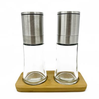 China Sustainable Pepper Shakers Stainless Steel Salt and Pepper Grinder for sale