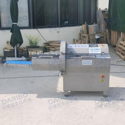 China Meat Processing Plants New Type Conveyor Bacon Sausage Meat Slicer Frozen Meat Slicing Machine for sale