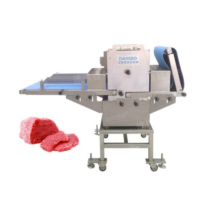 China Meat Cut Fresh Butcher Cutter Chicken Dicer Pork Meat Cube Cutting Machine Equipment 2021 for sale