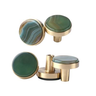 China Nature Gem Stone Marble Knob Door Knocker Contemporary Unique Kitchen Door Handles Furniture Hardware Cupboard Wood Handle Plastic Knobs for sale