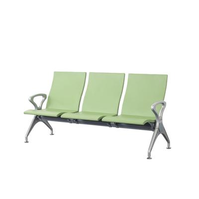 China 2021 High Quality Modern Design 3 Seat PU Material Airport Waiting Seat Waiting Chair for sale