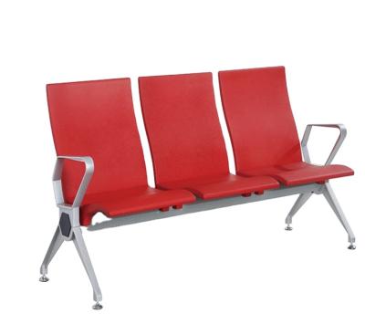 China Modern Legs Waiting Chair Hot Sell W9911 Material And Aluminum Alloy PU Hospital Chair Airport And Public Waiting Chair Hospital, Park for sale