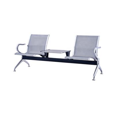 China Modern 2-Seater Airport Waiting Chairs With Side Table In Foshan Winner Style for sale