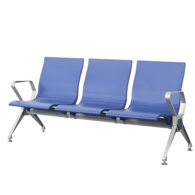 China 2021 Modern Design 3 Seat Airport Modern High Quality PU Material Waiting Chair For Hospital W9915 for sale