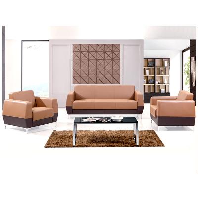 China Modern Leather Sofa/Office Reception Room Waiting Furniture Office PU Sofa Sofa Design W8843 for sale