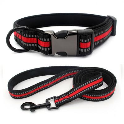 China Well Padded Made Luxury Dog Collar Fashion Pattern Pet Collar With Quick Release Buckle for sale