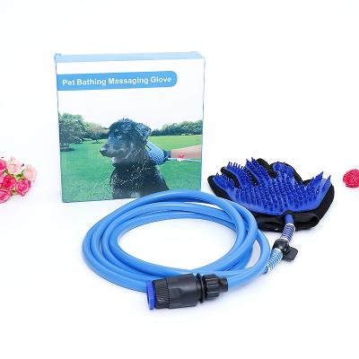 China Viable Pet Wash Grooming Tools Dog Cat Massage Shower Sprayer Hair Remover Brush, Silicone Pet Bath Grooming for sale