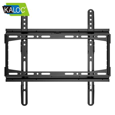 China Fixed TV Mount Backet TV Mount Distance Wall 27mm Wall Bracket Black Tempered Material Fixed Television Mount for sale