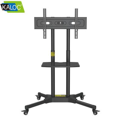 China Movable TV Cart Stand Mount With Functional Wheels Television Multi Motion TV Movable Cart Bracket for sale