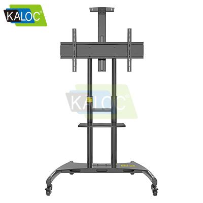 China LCD LED TV Mount Kaloc Model 151 Mobile TV Cart Fit 32 To 65 Inch LCD Led Smart TV for sale