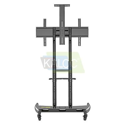 China Popular High Quality SPCC New Product Design Top Store Mobile TV Cart 50-90 Inch LCD LED Size 256x125mm for sale