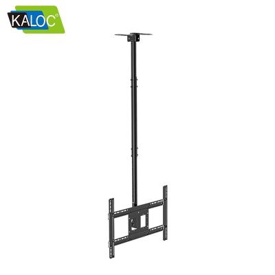 China Cold Rolled Steel Retractable Ceiling Mount TV Bracket 32-70 Inch VESA 100*100-600*400 for sale