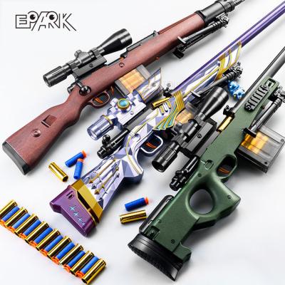 China Hot Selling Toy Shooting Weapons Model 98K Launcher Firearms Soft Bullet Toy Gun for sale