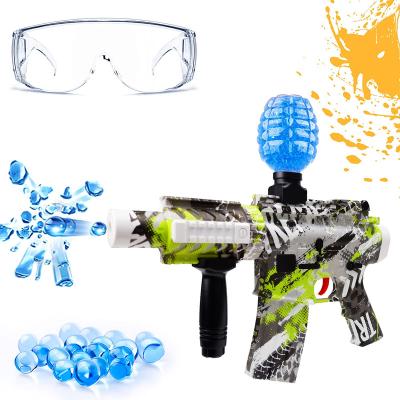 China Non-Toxic Eco-friendly Biodegradable Parent-child Interaction Gellets Yard Outdoor Activities Shooting Game Gel Ball Sandblaster Toy Gun MP5 for sale