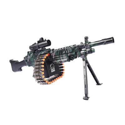 China Electronic Toy LED Gatling Gun Light Up Toy Gun Toy Machine Gun For Kids Flashing Toy Gun For Role Playing, Pretend Play, And Battle for sale