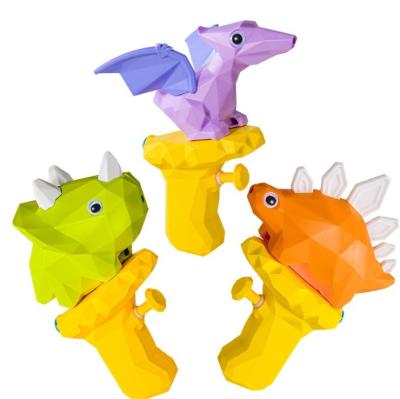 China Bring Summer Joyful Leisure Portable High Pressure Toys Dinosaur Outdoor Water Gun Game Toys for sale