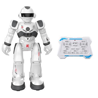 China Configure Charging Cable + Manual USB Multifunctional Remote Control Robot Toy Intelligent Teaching Robot with Music Light for Kid Gifts for sale