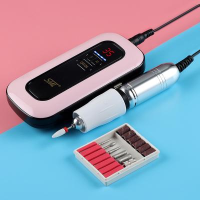 China Nail Art Beauty SML Professional Power Nail Art File Electric Nail Drill Machine High Quality High for sale