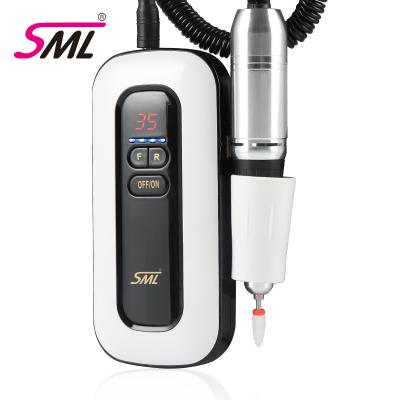 China Wholesale 2022 SML Nail Drill Machine Plastic Nail Art Equipment Manicure Portable Nail Drill Machine for sale