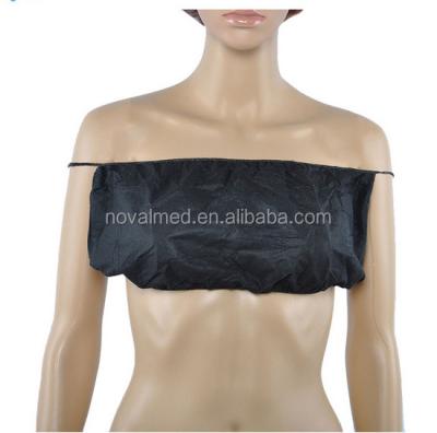 China Breathable Disposable Women Black Non Woven Fabric Underwear Bra And Briefs Briefs For Spa for sale