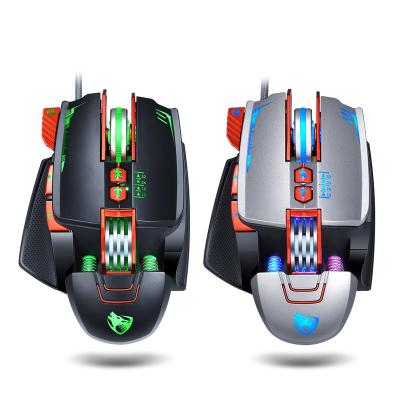 China 8D Mechanical Gaming Gaming Mouse Notebook General USB Luminous Competitive Mouse With Backlit for sale