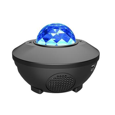 China Wireless Starry Dream Blue Tooth USB Lamp Projector Sky LED Atmosphere Night Light Rotating Speaker for sale