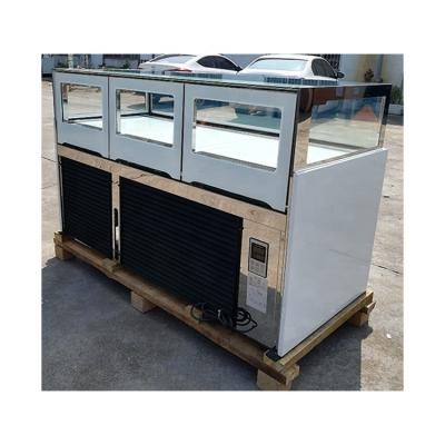 China Refrigerated Single-Temperature Hasgen Hot Chocolate Display Showcase for sale