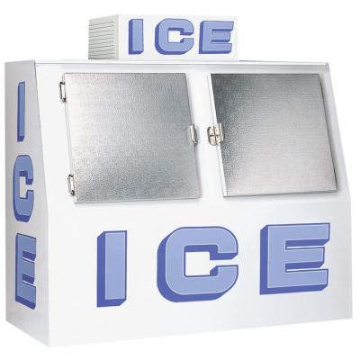 China Single-Temperature Double Door Commercial Prepainted Merchandiser Steel Exterior Freezer Ice for sale