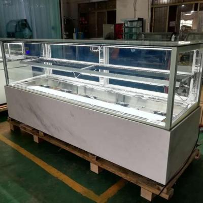 China Commercial Single-temperature Cake Refrigerator Bakery Display Showcase for sale