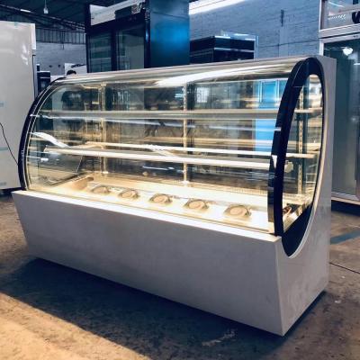 China Single-temperature Cake Display Fridge Bakery Refrigerator Cake Cabinet Showcase for sale