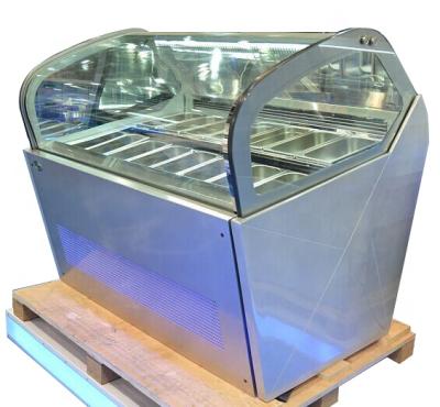 China Commercial Single-Temperature Popsicle Ice Cream Display Cabinet / Hard Ice Cream Showcase for sale