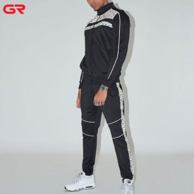 China Custom Made QUICK DRY Tracksuit Reflect Hose Men's Sweatpants And Hoodie Set for sale