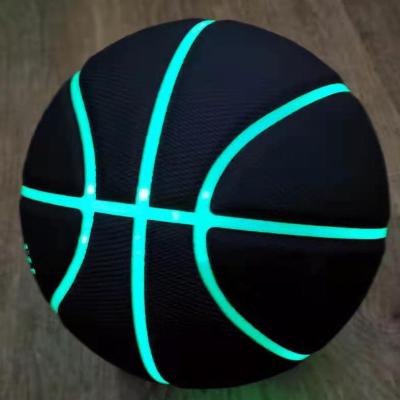 China Reflected By Light / Glow In The Dark Size 7 Glow In The Dark Light Up Bright Glowing Light Up Glow In The Dark Basketball for sale