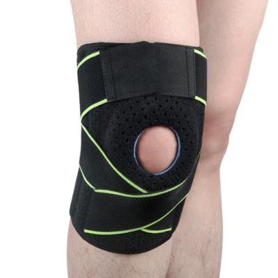 China Adult China Compression Knee Brace Kneepads Elastic Springs Support Basketball Volleyball Running Kneepads for sale