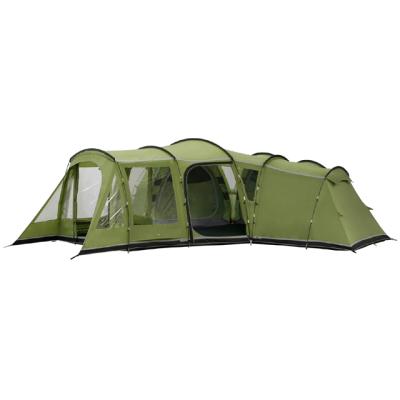 China Diagonal Bracing Type Double Layers Waterproof Primary Tunnel Camping Tent For Camping Hiking for sale