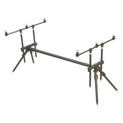 China Lightweight Aluminum Rod Pod F09-RP8119 Carp Fishing Rod Rest Stand Adjustable Foldable for sale