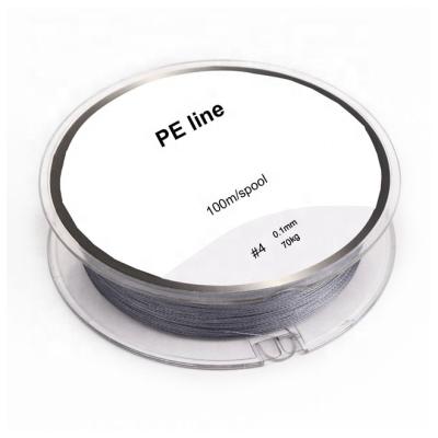 China Polyethylene Best Value Factory Price High Strength PE Fishing Line 4 Braid PE100 for sale