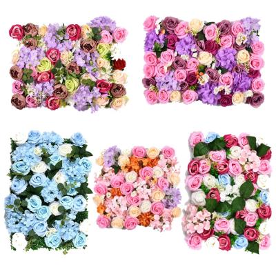 China Wedding Backdrop Wedding Backdrop Flower Wall Panels Artificial Flower Backdrop Wedding Backdrop Flower Wall Panels YOPIN 204 for sale