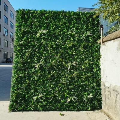 China Wall Decor Plants YOPIN 078 Artificial Flowers Plant Wall Decor Plants Panel Grass Wall Backdrop for sale