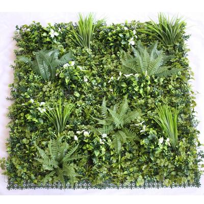 China Wall Decor Plants YOPIN 083 Artificial Flowers Grass Wall Decoration Green Plant Wall Artificial Grass Wall Panel for sale