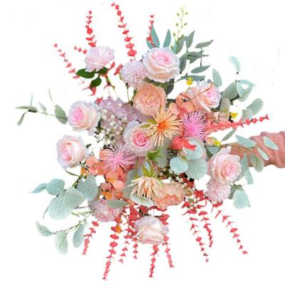 China Wedding Centerpieces YOPIN A08 Wedding Decoration Events Flower Row Table Flower Ball Wedding Centerpieces for sale