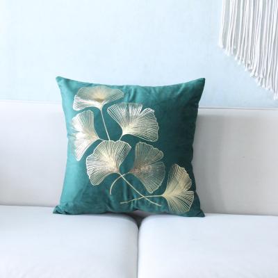 China Sofa Macrame Home Decor Comfortable Anti-static Golden Printed Decorative Pillows Velvet Cushion Covers for sale